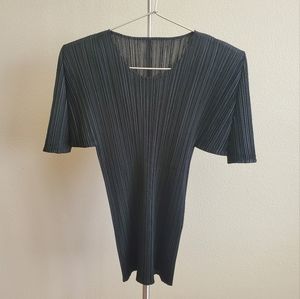 Issey Miyake Pleats Please Black Top